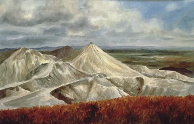 Cornish Landscape - China Clay Quarries at St. Austell